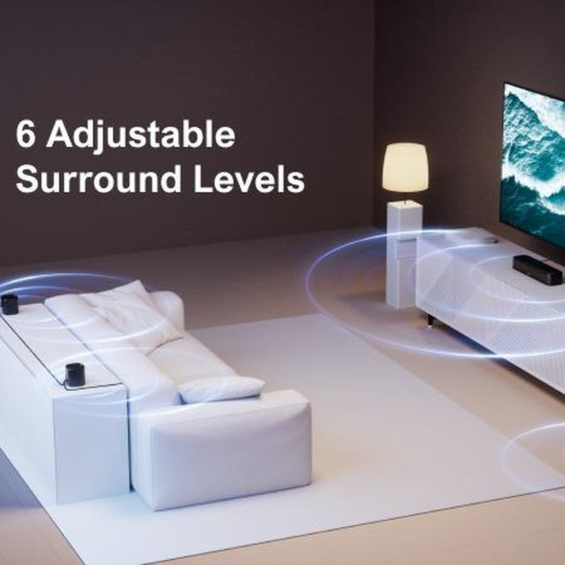 ULTIMEA Aura A30 5.1-Channel Sound Bar System: Subwoofer, 2 Surround Speakers, Bluetooth. Ideal for Home Theater, TV. Springtok Entry-Level