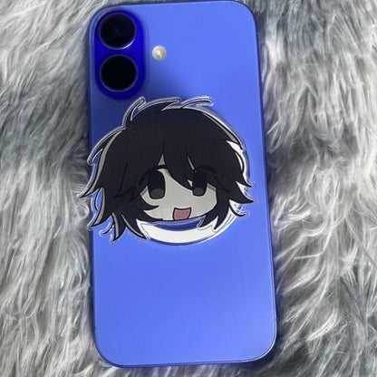 Forsaken Magsafe Phone Grip Azure Two Time Magnetic Holder for Cellphone Casing with Enhanced Grip and Protection Stylish Design for Daily Use Compatible with Magsafe Easy Installation and Shockproof Protection