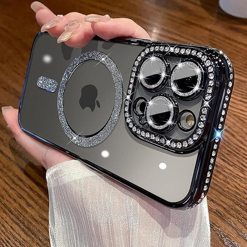 Case for Iphone 16 15 14 Pro Max plus 13 12 Shockproof Magnetic Silicone Cover