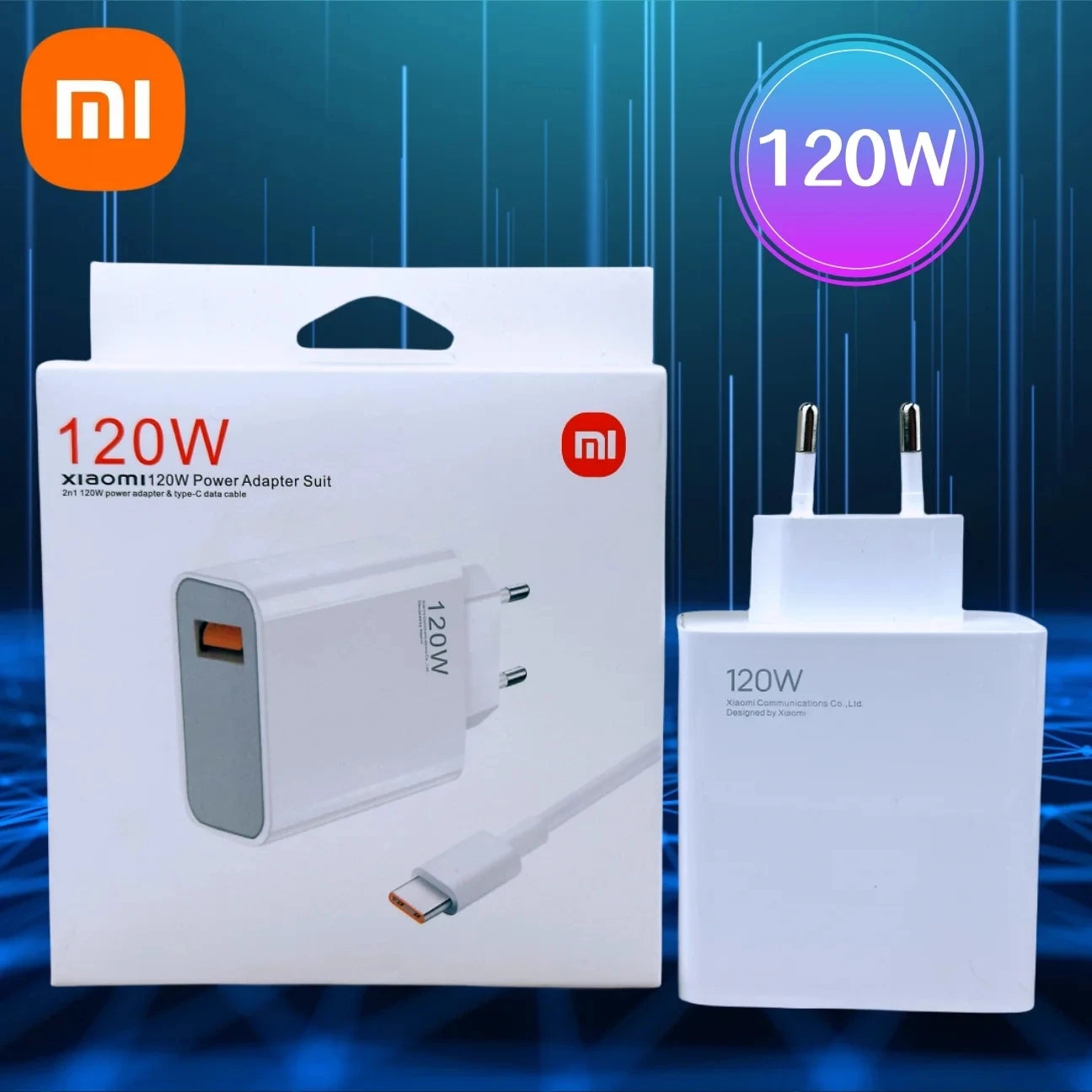 Xiaomi Original Charger Turbo Fast Charge 120W EU/US Hypercharge Adapter for Redmi Note 11 12 13 Pro plus 5G Mi 14 13 13T Cable