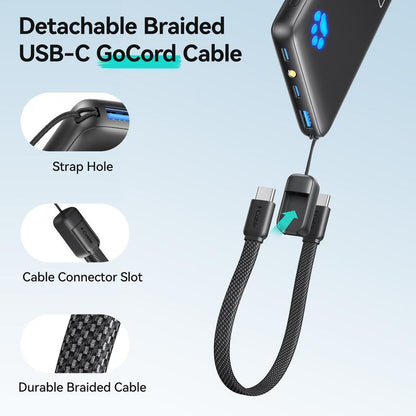 INIU Portable Charger, Ultra Slim 10000Mah 45W PD Power Bank USB C In&Out Fast Charging Battery Pack, Travel Essential Phone Powerbank Compatible with Iphone 17 16 15 14 13 12 Samsung S25 S24 Google Ipad Etc