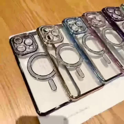 Case for Iphone 16 15 14 Pro Max plus 13 12 Shockproof Magnetic Silicone Cover