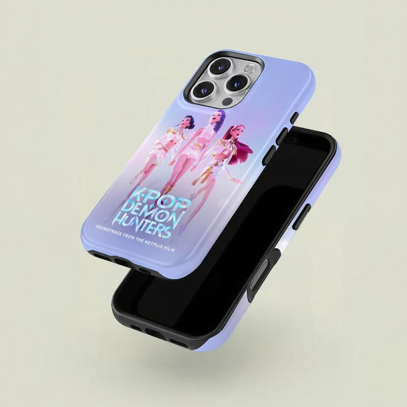 Korean Pop Group Print Phone Case, Compatible with Iphone 11-17 Pro Max & Samsung Galaxy S23-S25 Ultra, Stylish Protective Cover