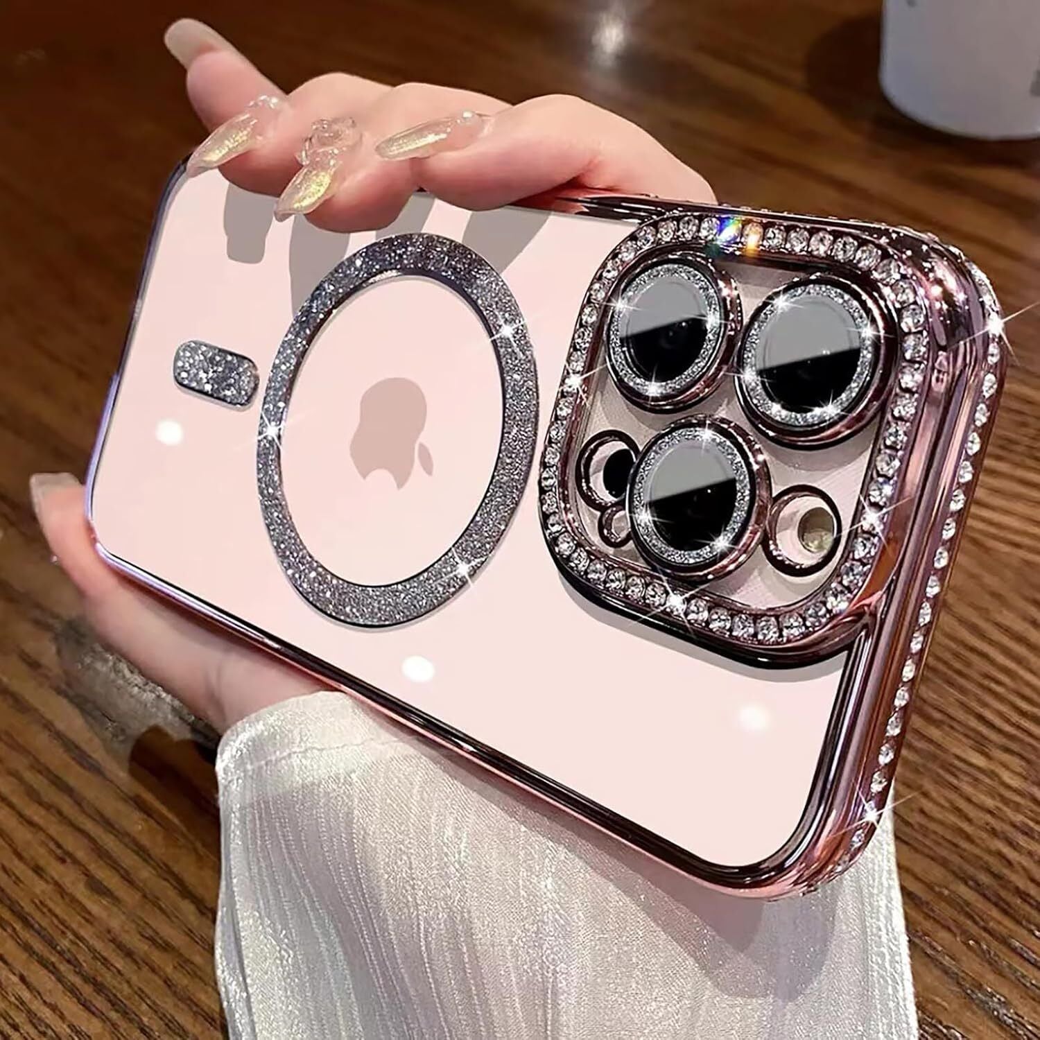 Case for Iphone 16 15 14 Pro Max plus 13 12 Shockproof Magnetic Silicone Cover