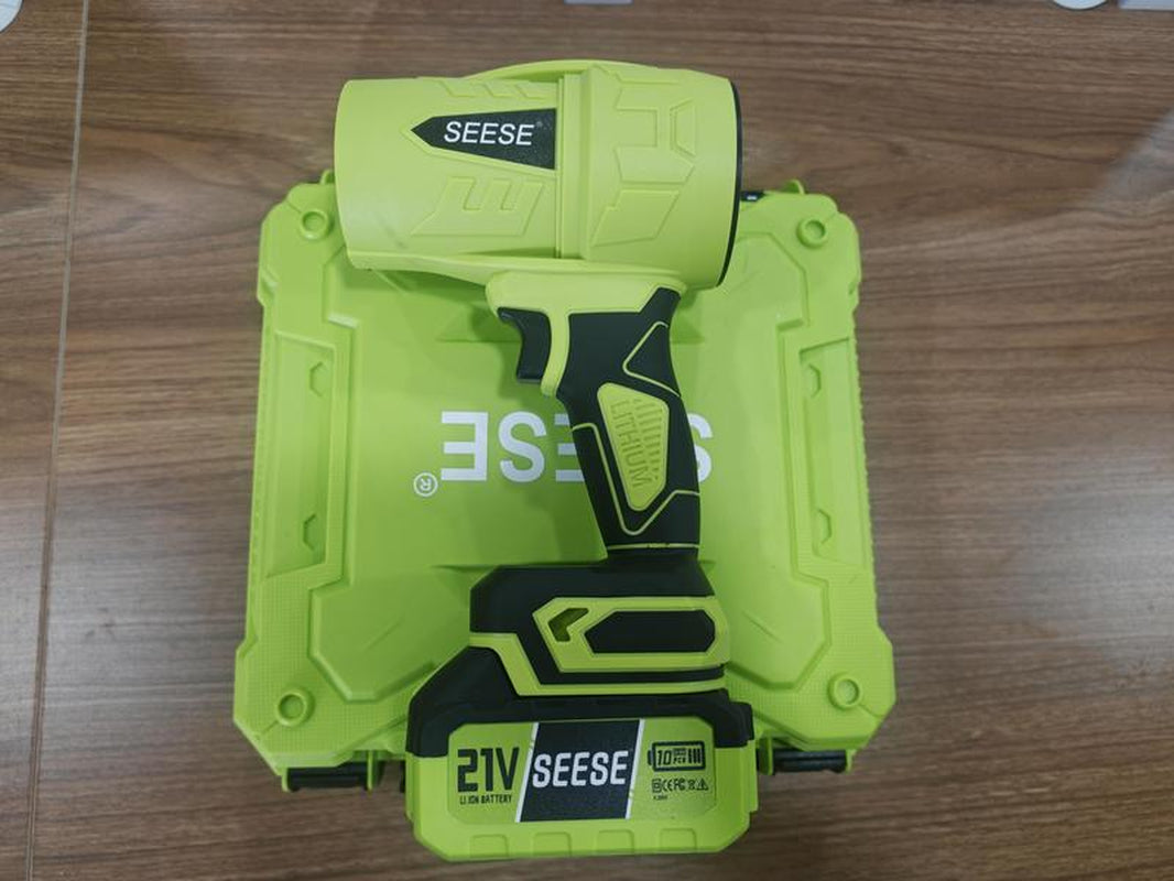 SEESE Turbo Jet Blower - Powerful Handheld Cordless Snow and Leaf Blower, Lightweight for Easy Use, Perfect for Car Drying after Wash, Ideal Gift Choice